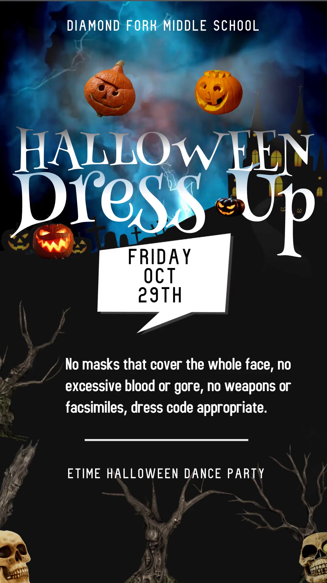 Halloween Dress Up Poster