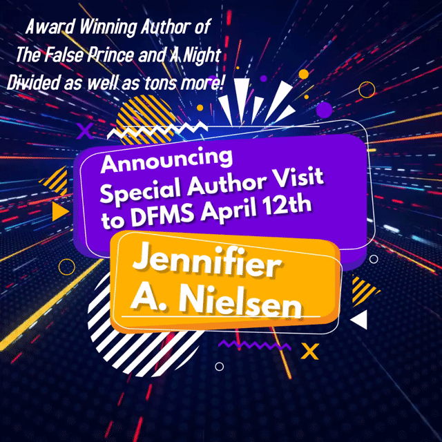 VGIF Announcing Jennifer Nielsen Author Visit
