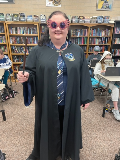 Teacher as Harry Potter