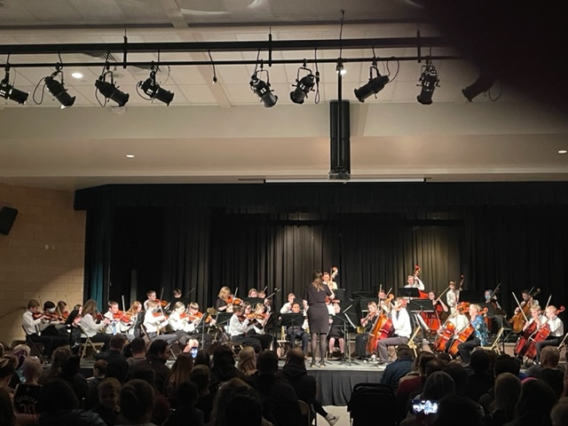 Orchestra One students