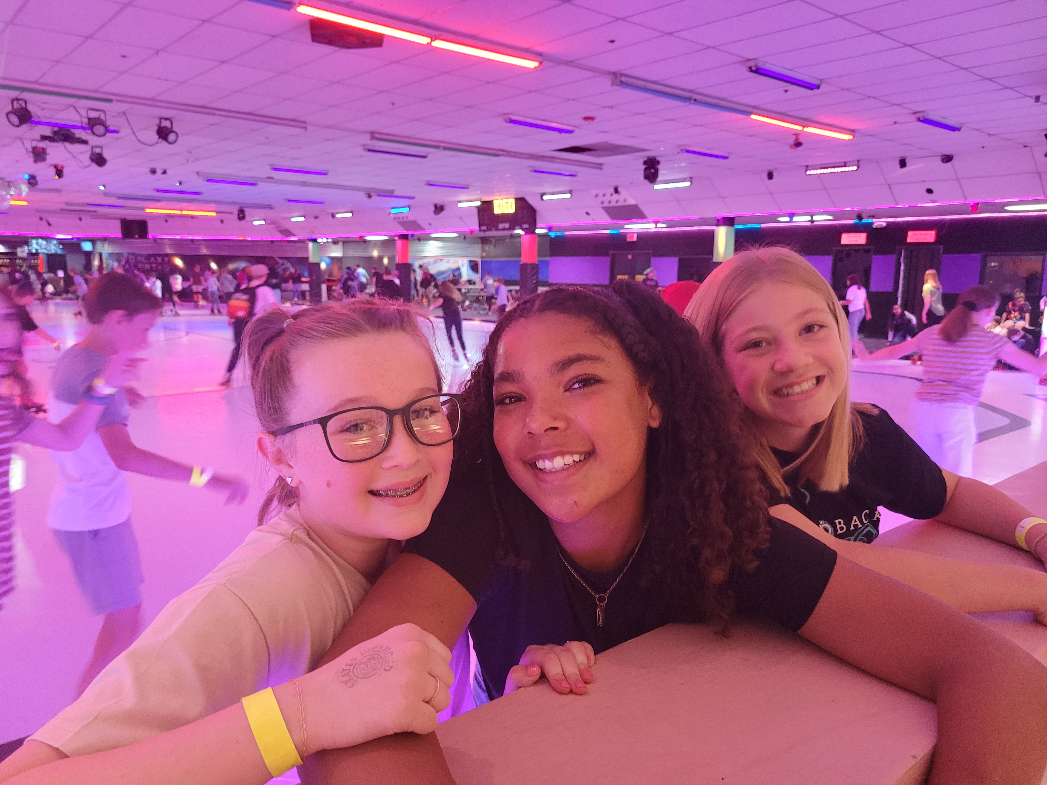 Students have fun at Classic Skate