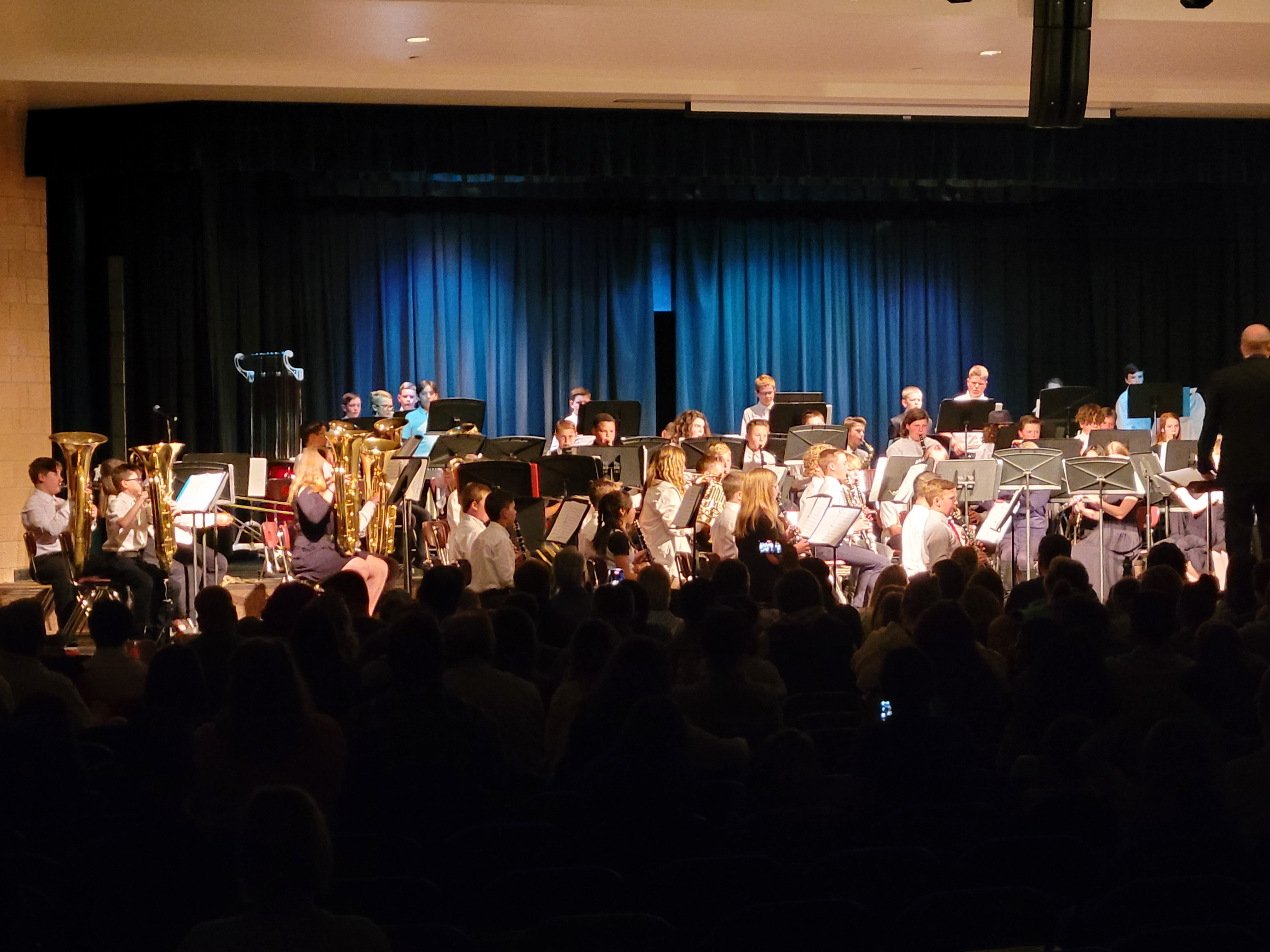 DFMS band students perform
