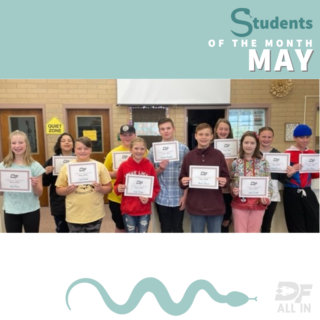 Photo of the May Students of the Month