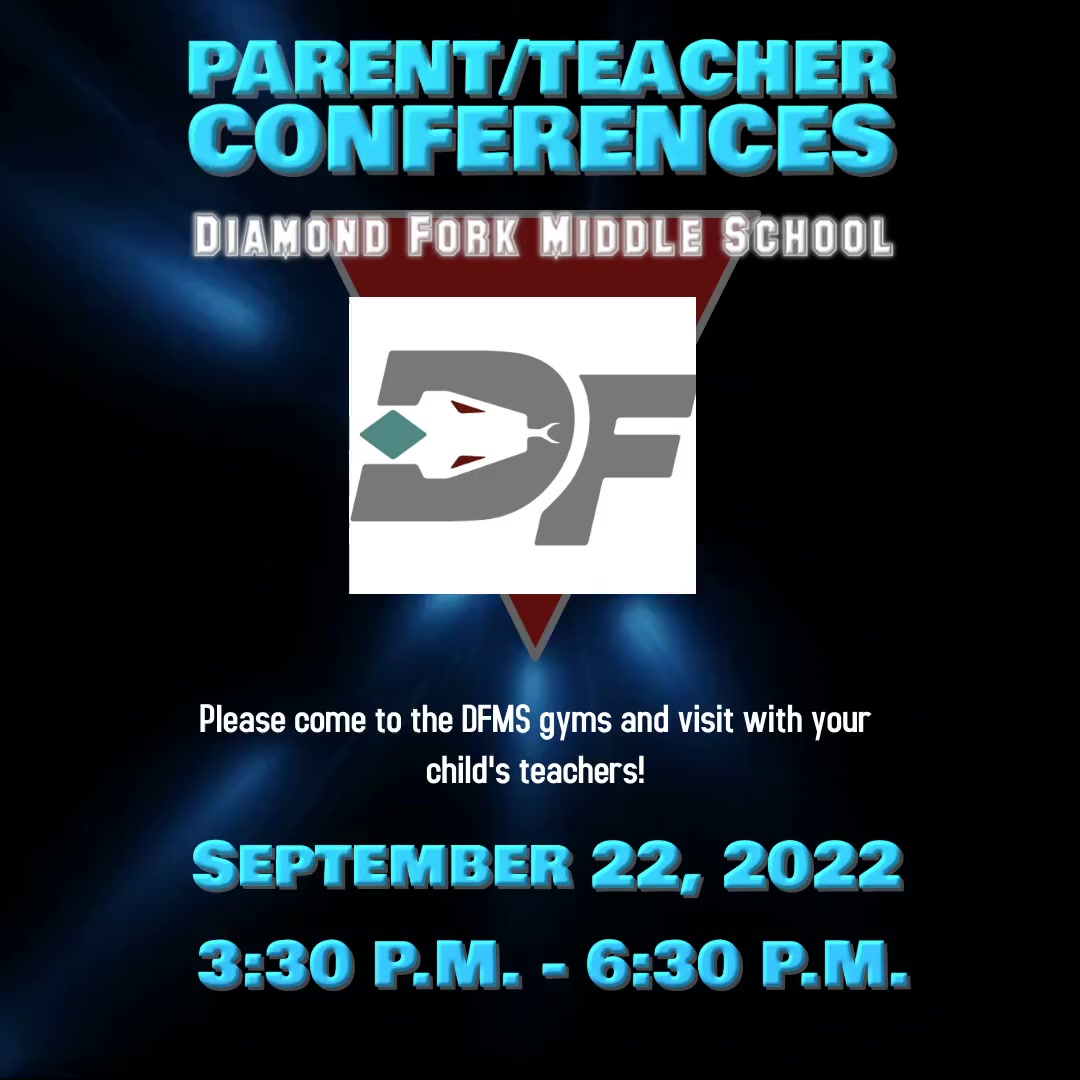 Poster about parent teacher conferences