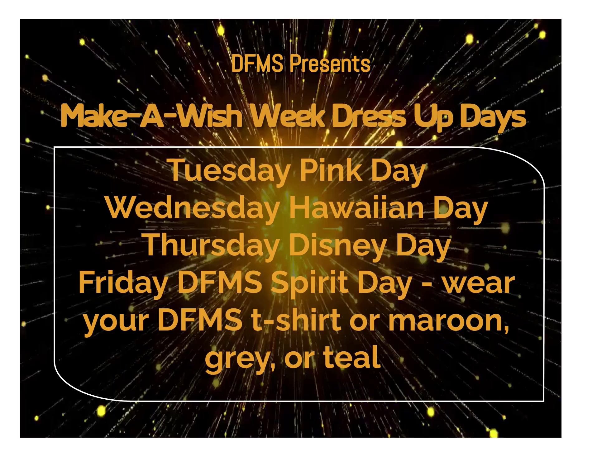 Dress Up Day Poster